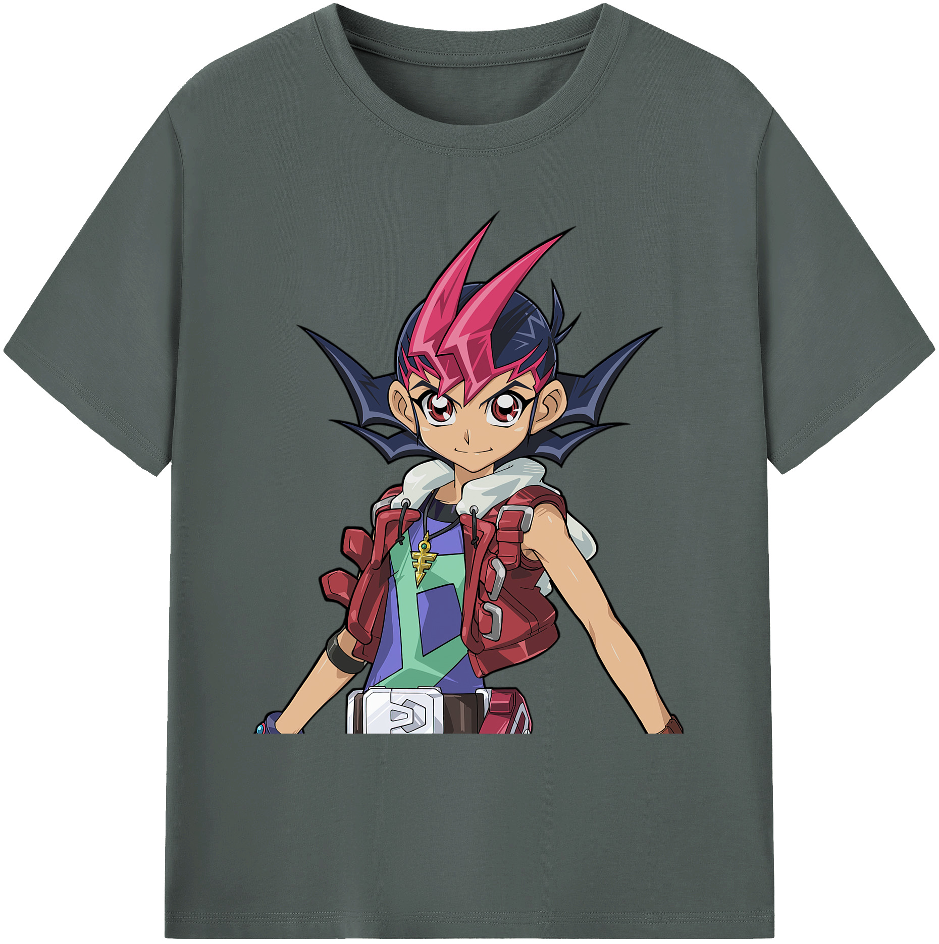 （画像用） 遊☆戯☆王 Yu-Gi-Oh! 綿100％ メンズ半袖Tシャツ｜肌触りやわらか＆通気性